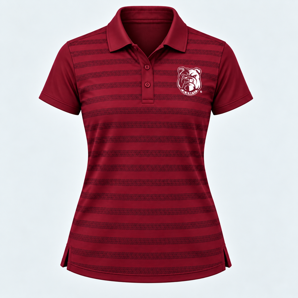 AAMU x KinFolk Golf Bulldog Heritage Performance Polo — Women's